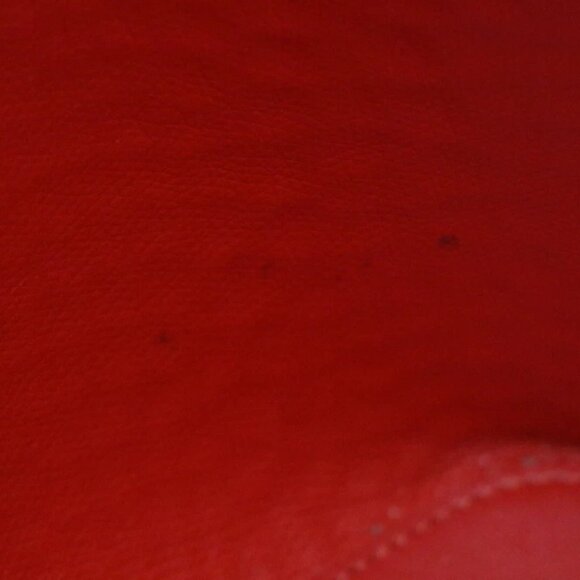 Christian Louboutin Calfskin Crocodile Embossed Spikes Large Cabarock Bag- Green - Picture 14 of 15